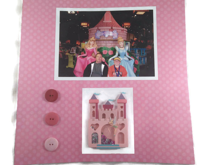 Downtown Disney Shopping Scrapbook Layout