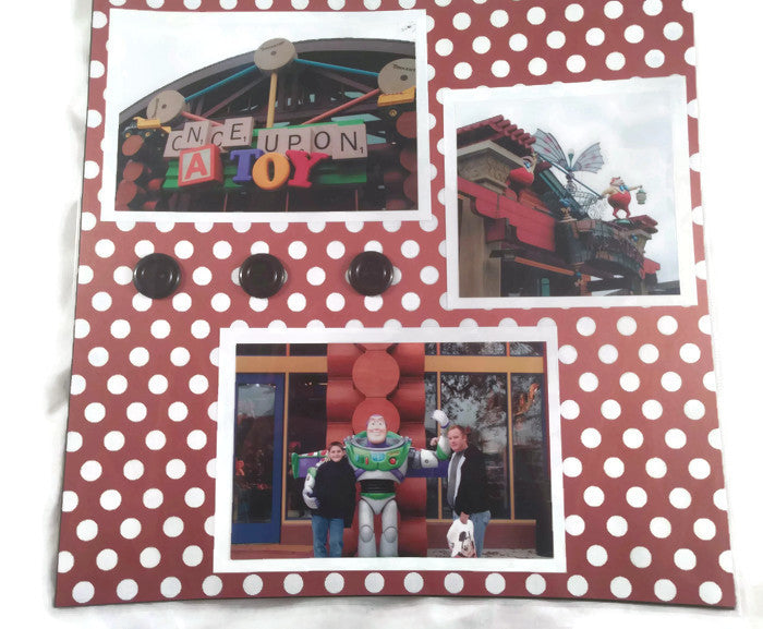 Downtown Disney Shopping Scrapbook Page