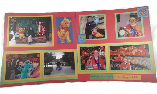 Winnie the Pooh Scrapbook Layouts