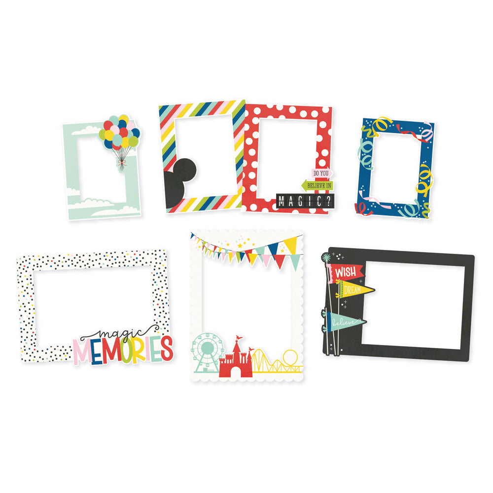 Simple Stories Say Cheese Magic At The Park Chipboard Frames