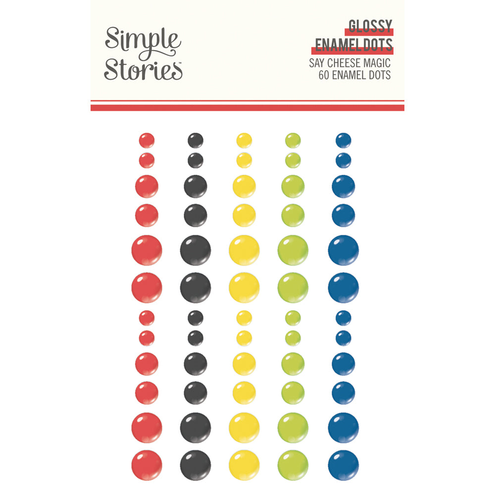 Simple Stories Magic At the Park Glossy Enamel Dots