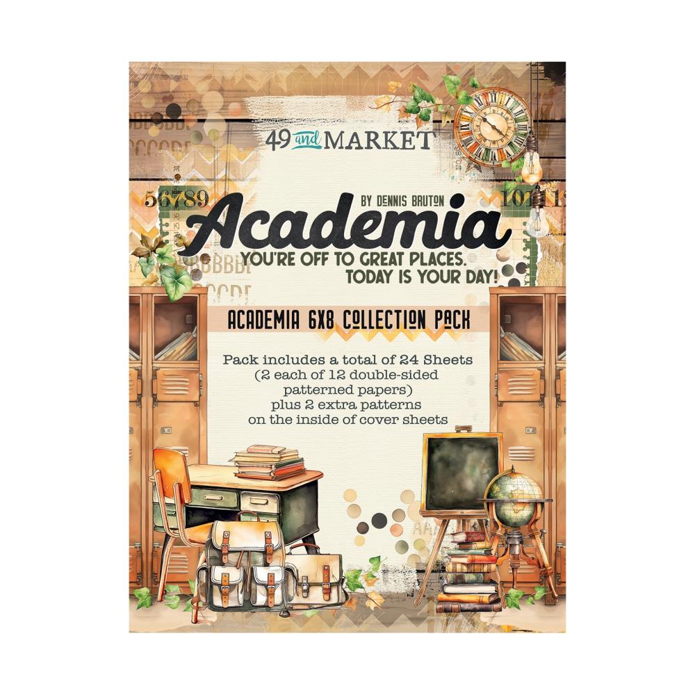 Academia 6x8 Inch Collection Paper Pack - 49 and Market