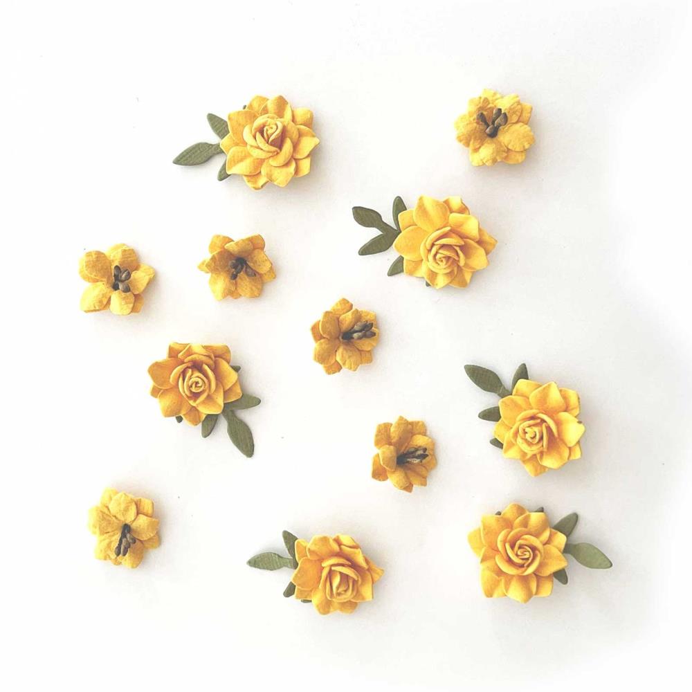 49 and Market Yellow Amber Floret Flowers