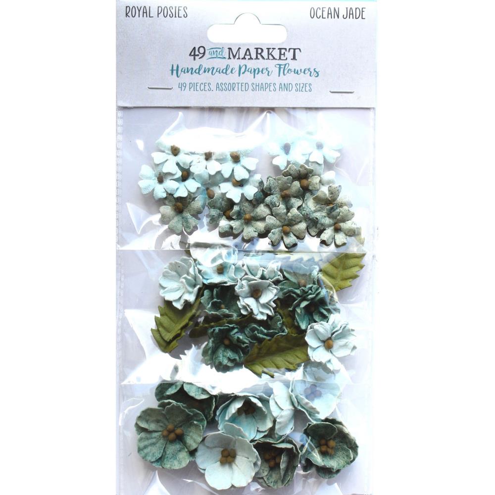 49 and Market Royal Posies Ocean Jade Flowers