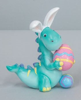 Green Easter Bunny Dragon Figure