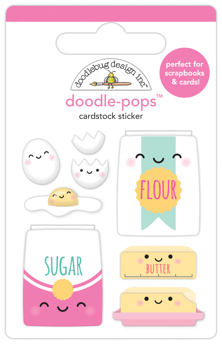 Doodlebug Bake Me Happy Doodle Pop Stickers