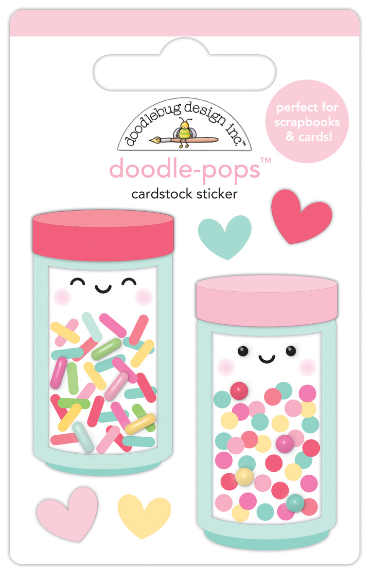 Doodlebug Designs 3d Sprinkles Doodle Pop Stickers