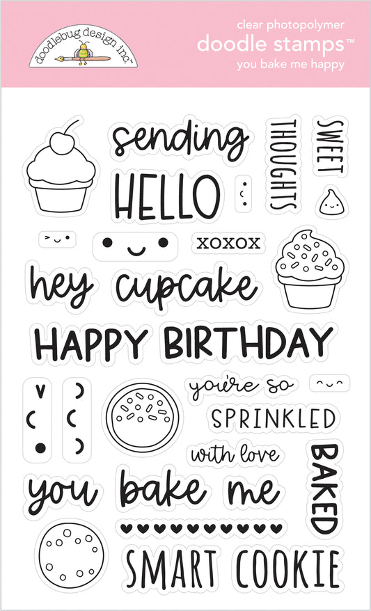 Doodlebug Designs You Bake Me Happy Stamps