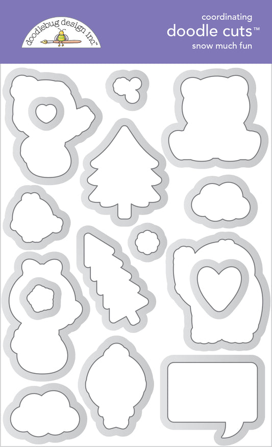 Doodlebug Designs Snow Much Fun Dies Set