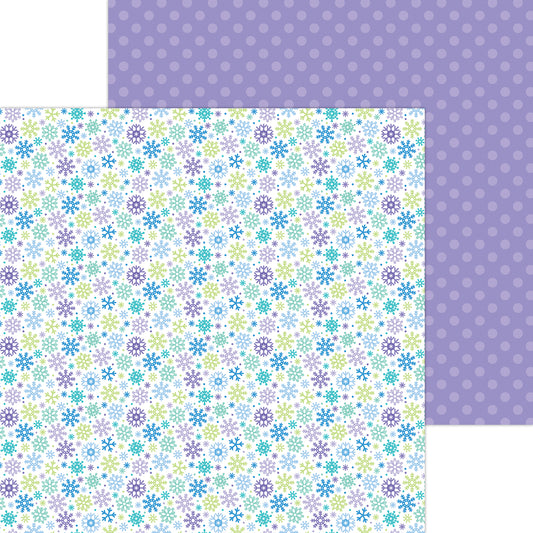 Snow Day Snow Much Fun Scrapbook Paper