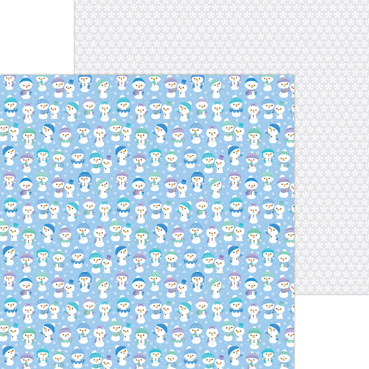 Frosted Friends Snow Much Fun Scrapbook Paper