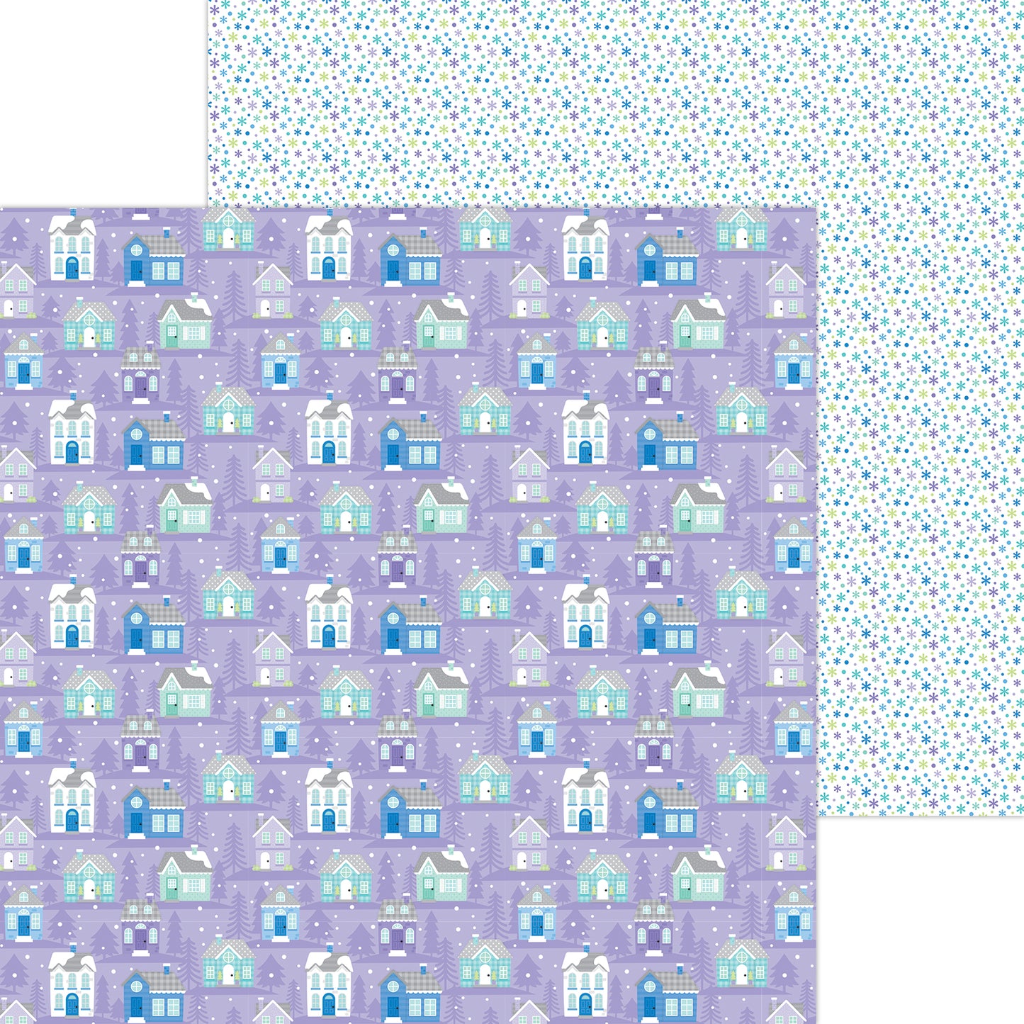 Winter Wonderland Snow Much Fun Scrapbook Paper