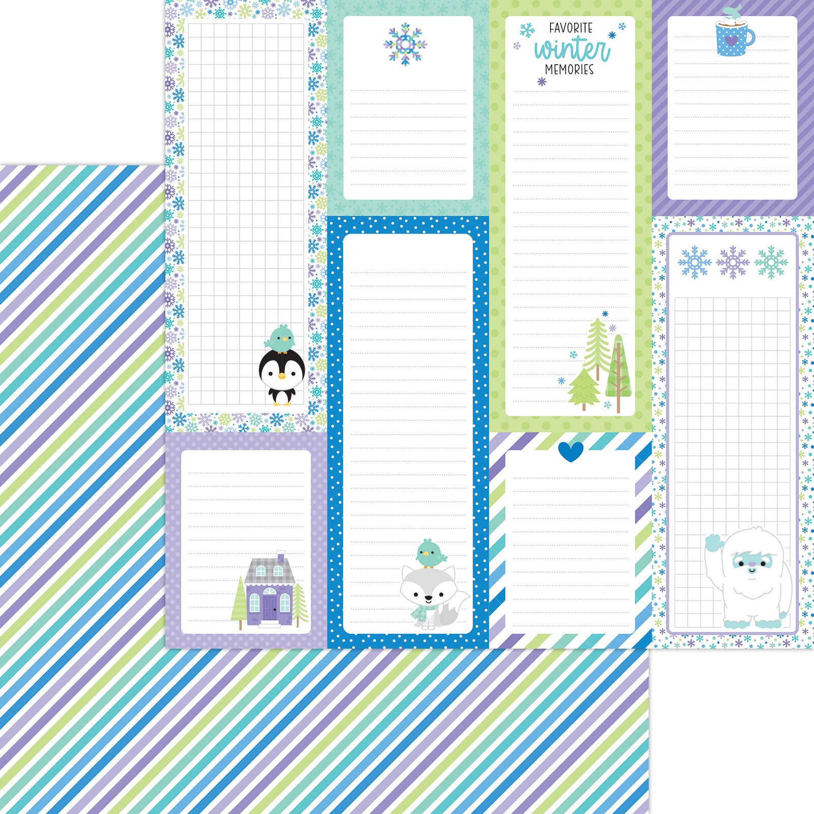 Cold Streak - Snow Much Fun Scrapbook Paper