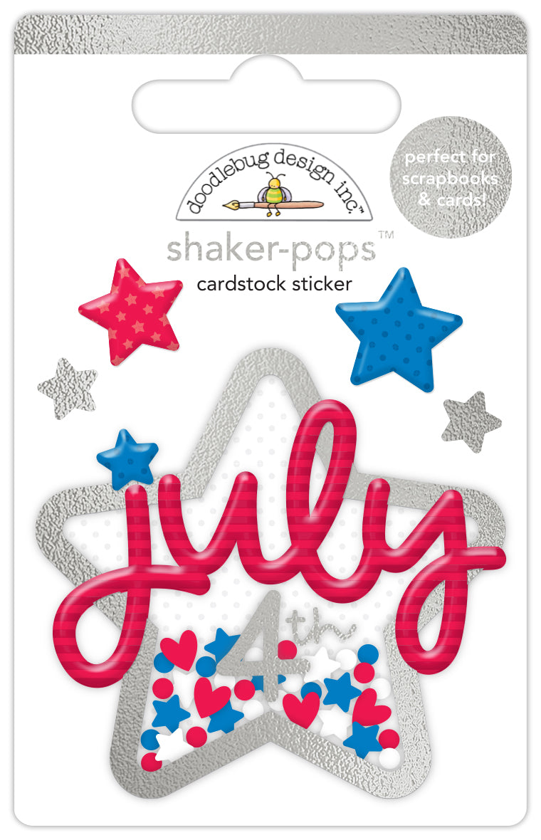 July 4th Doodle Pop Stickers