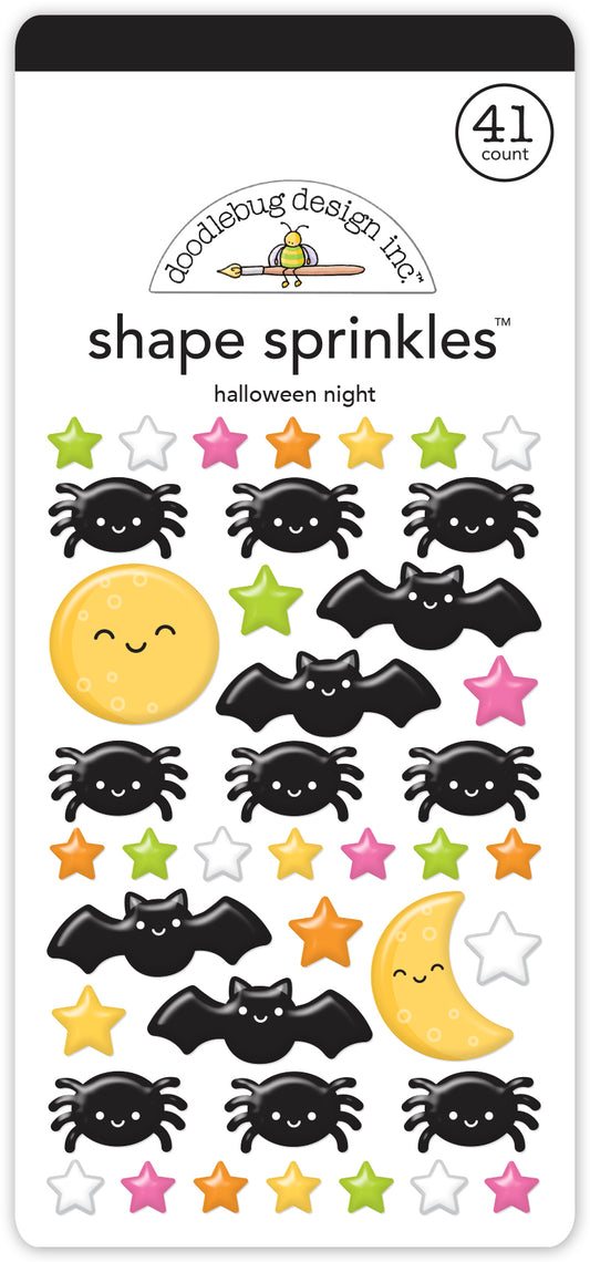 Doodlebug Hey Pumpkin Halloween Night Sprinkle Stickers