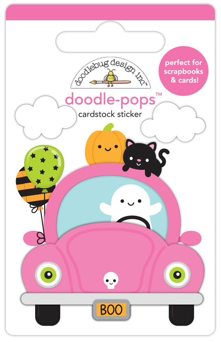 Hey Pumpkin Boos Cruise Stickers by Doodlebug