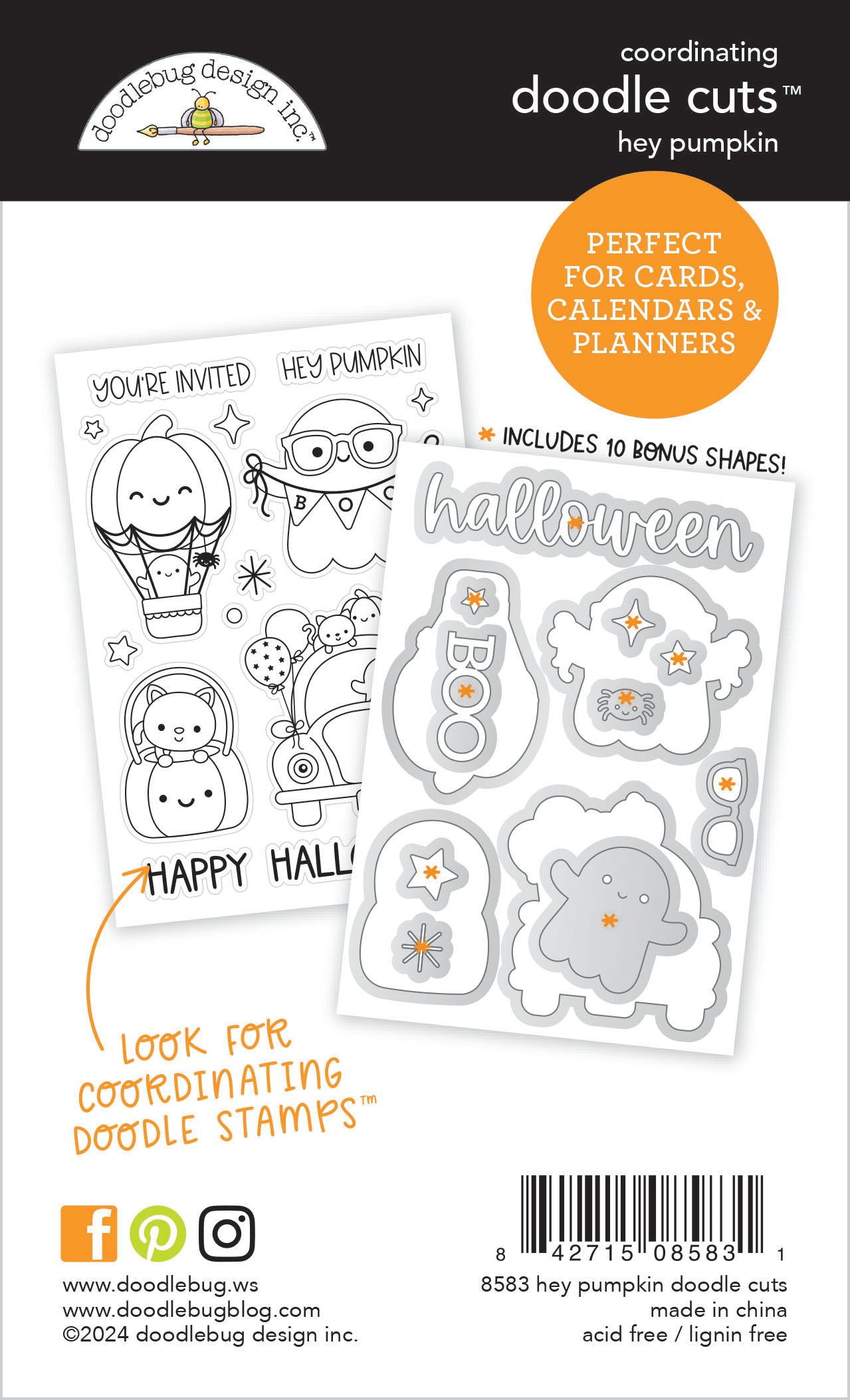 Hey Pumpkin Dies by Doodlebug Designs