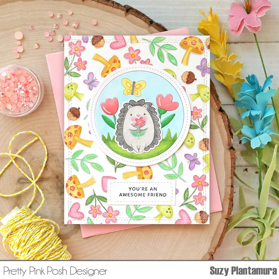 Hedgehog Friends Stamps - by Pretty Pink Posh