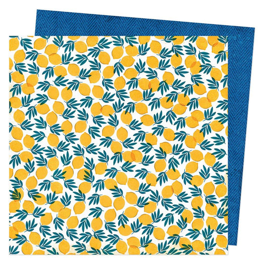 vicki Boutin Lemon Zest Scrapbook Paper