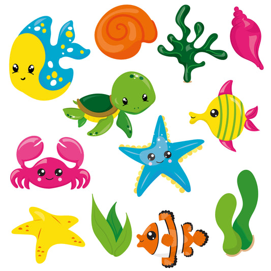 Aquarium Animals Cut Aparts