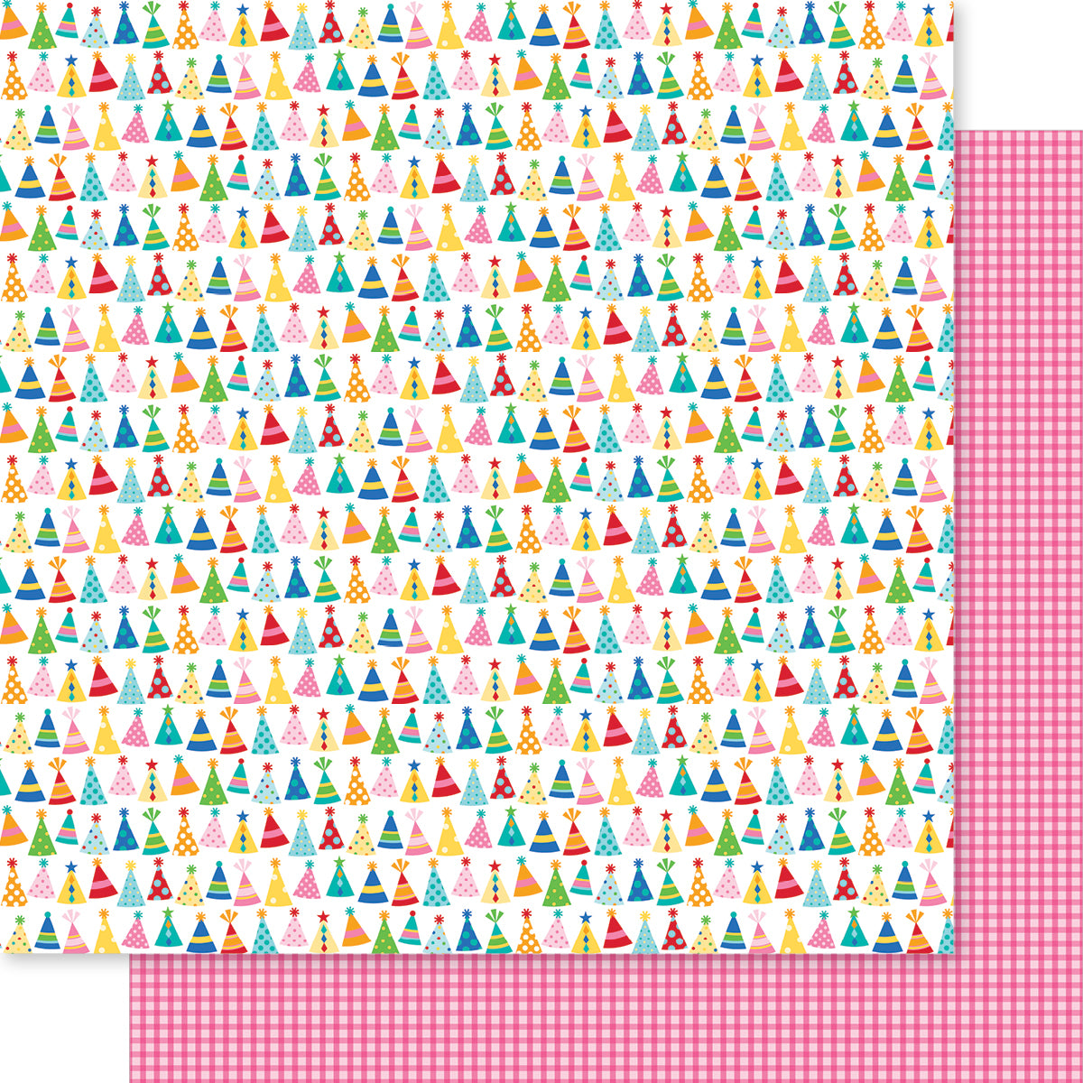 Birthday Bash Hip Hip Hooray Scrapbook Paper