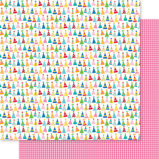 Birthday Bash Hip Hip Hooray Scrapbook Paper