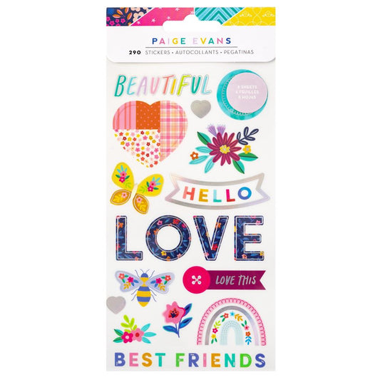 Paige Evans Blooming Wild Sticker Book