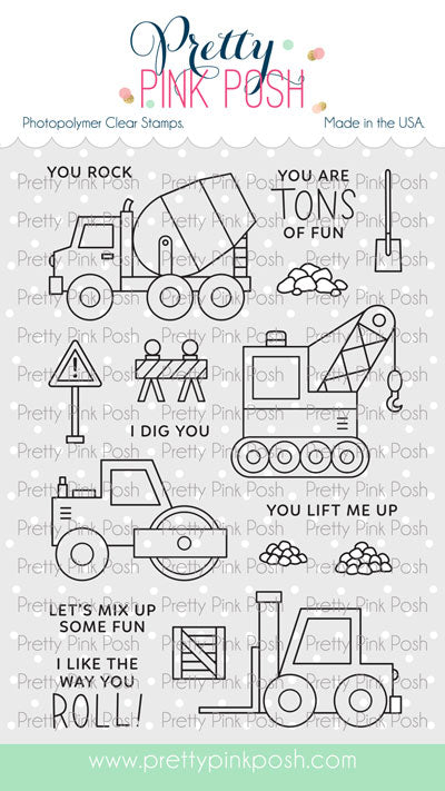 Construction Addition Stamps - by Pretty Pink Posh