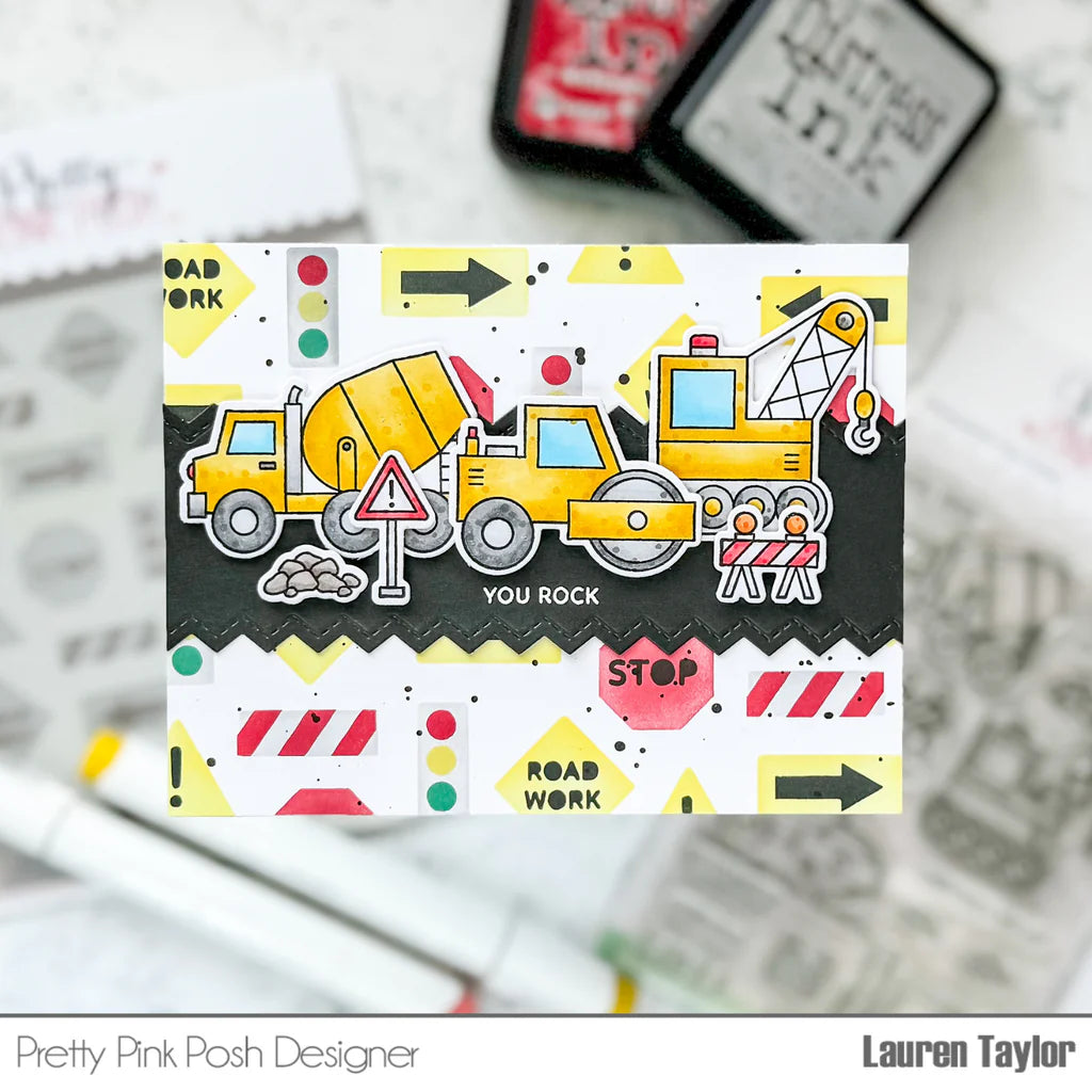 Construction Addition Stamps - by Pretty Pink Posh