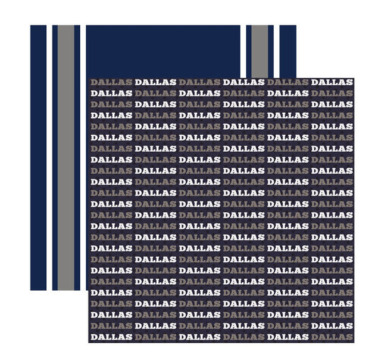 Dallas Scrapbook Paper Style 6