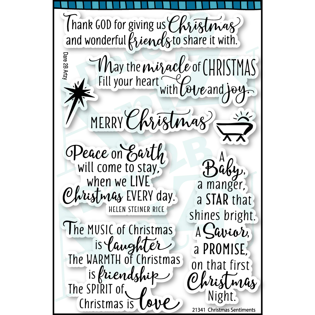 Christmas Sentiments Stamps