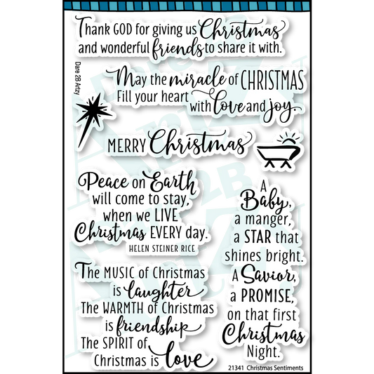 Christmas Sentiments Stamps