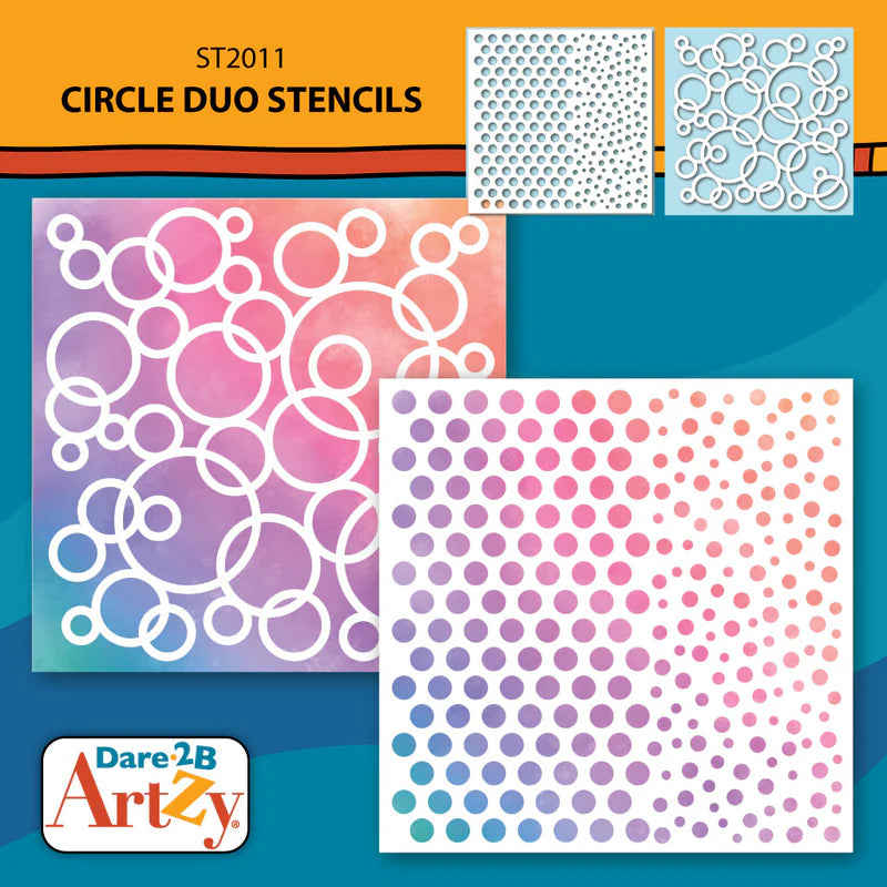 Circle Duo Stencils Set