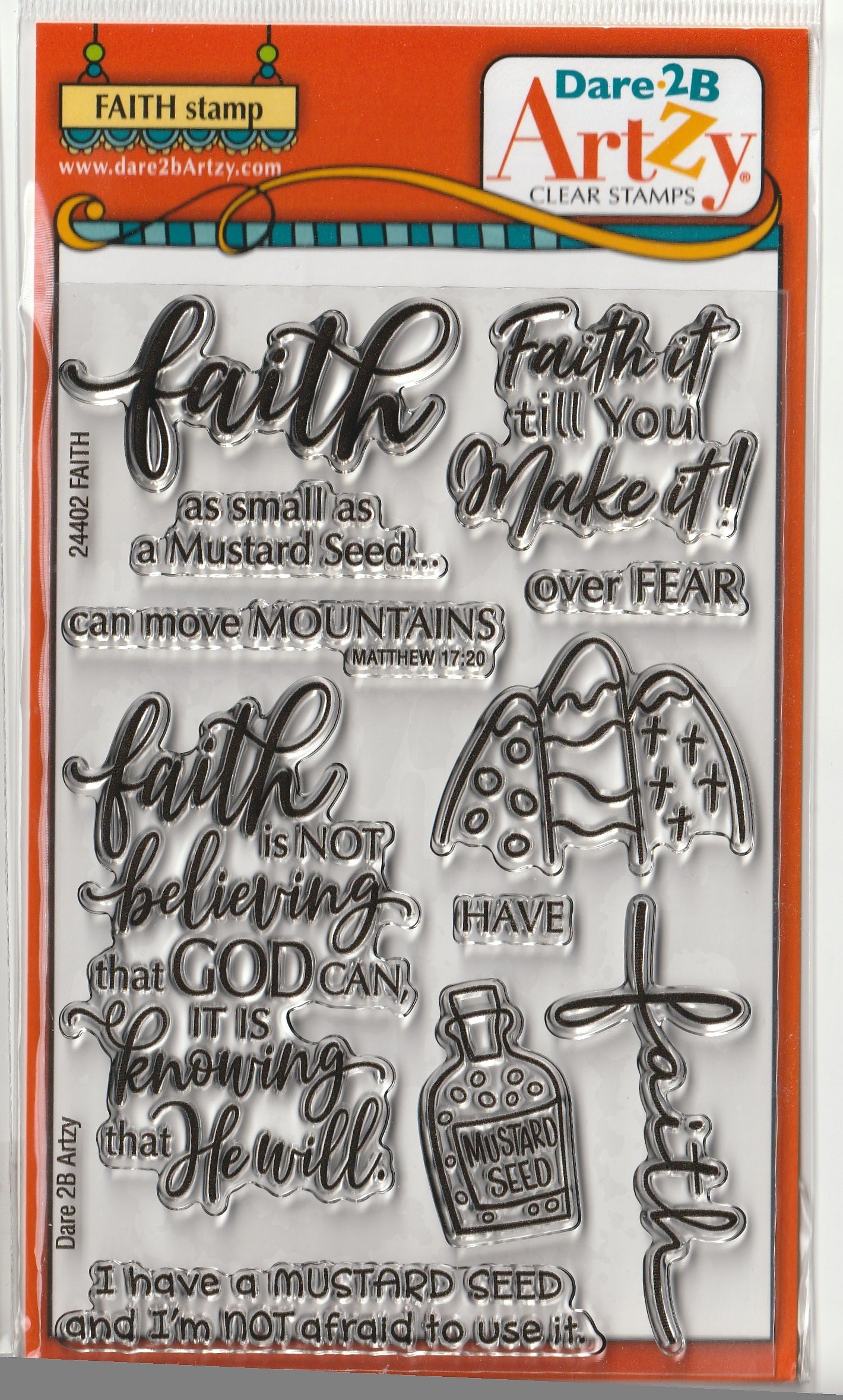 Dare2BArtzy Faith Stamps