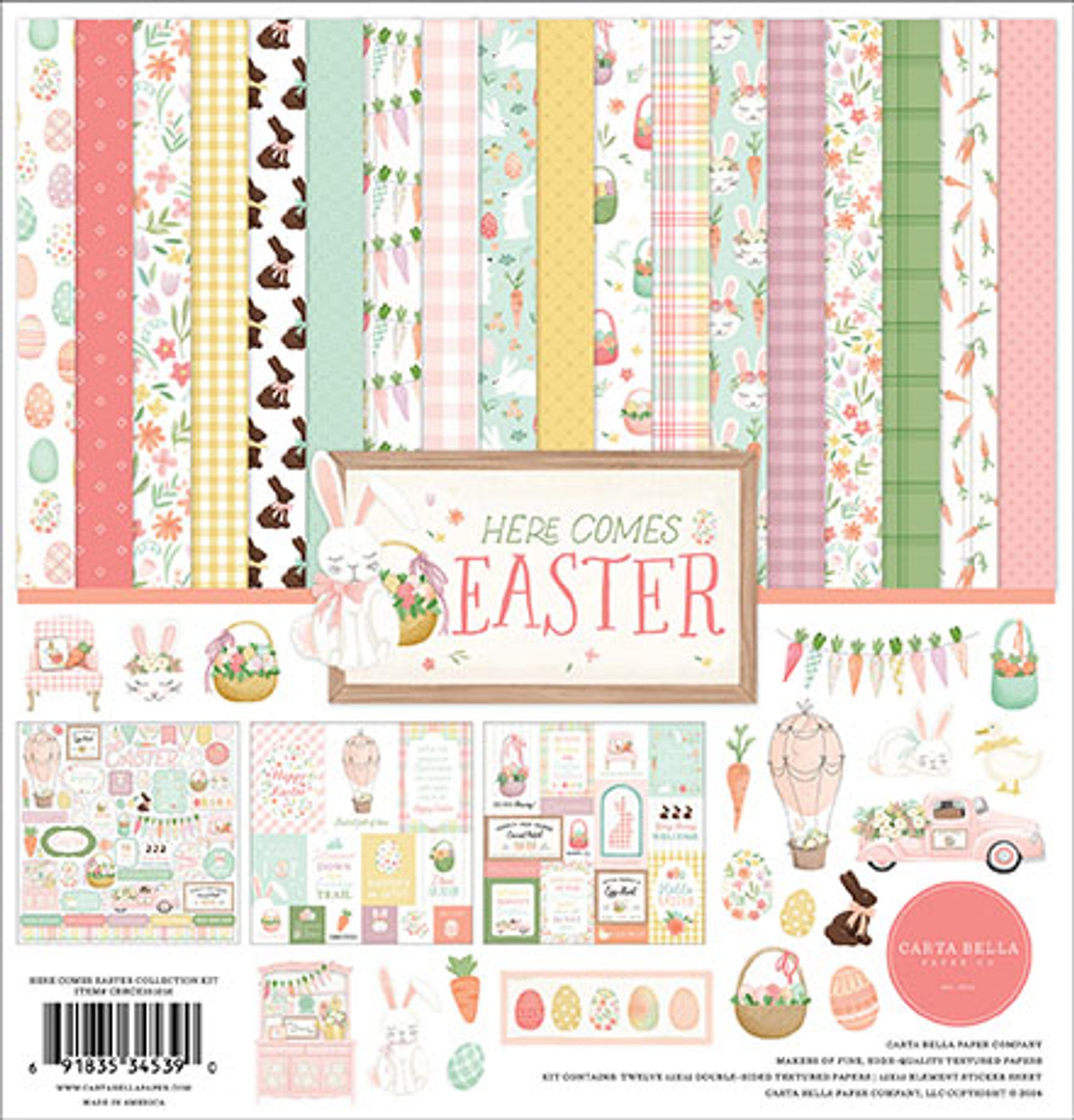 Echo park Here comes Easter Scrapbook Kit