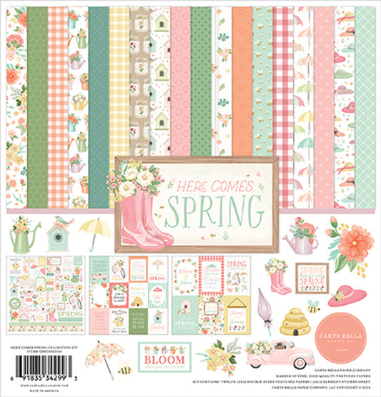 Echo Park Here Comes Spring Collection Kit