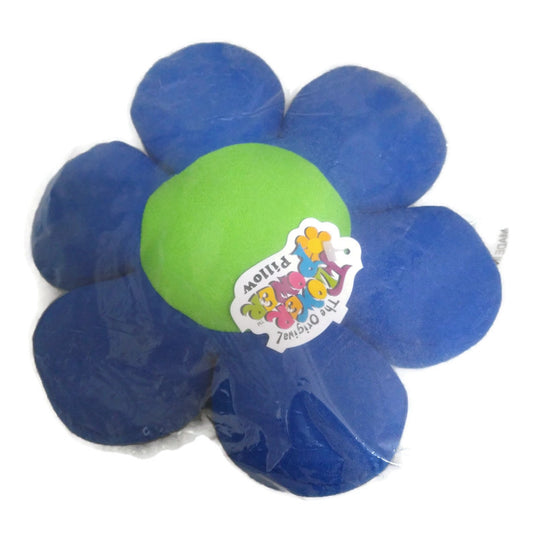 Blue Flower Power Pillow