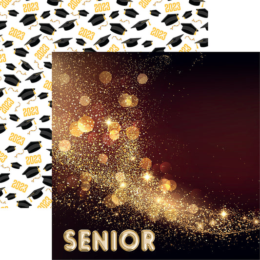 Grad Squad Senior Scrapbook Paper