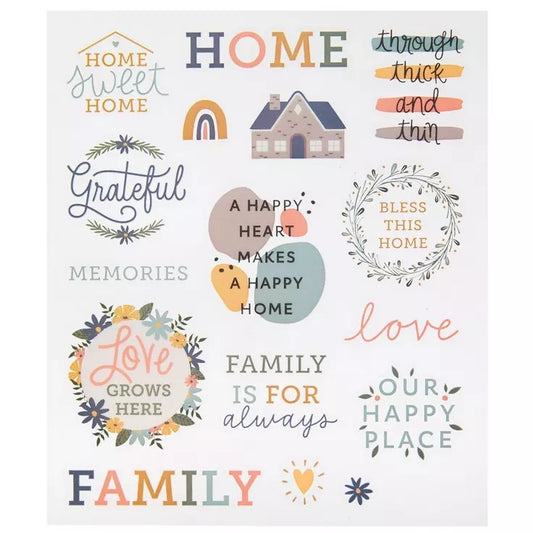 Home Sweet Home Family Stickers