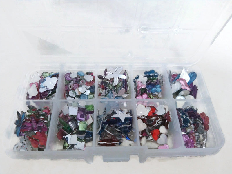 300 Piece Gemstone Embellishment Set