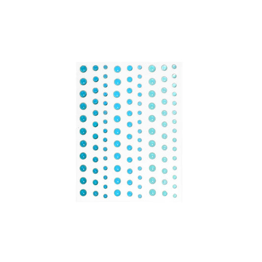 Translucent Aquas Hero Hues Enamel Dots