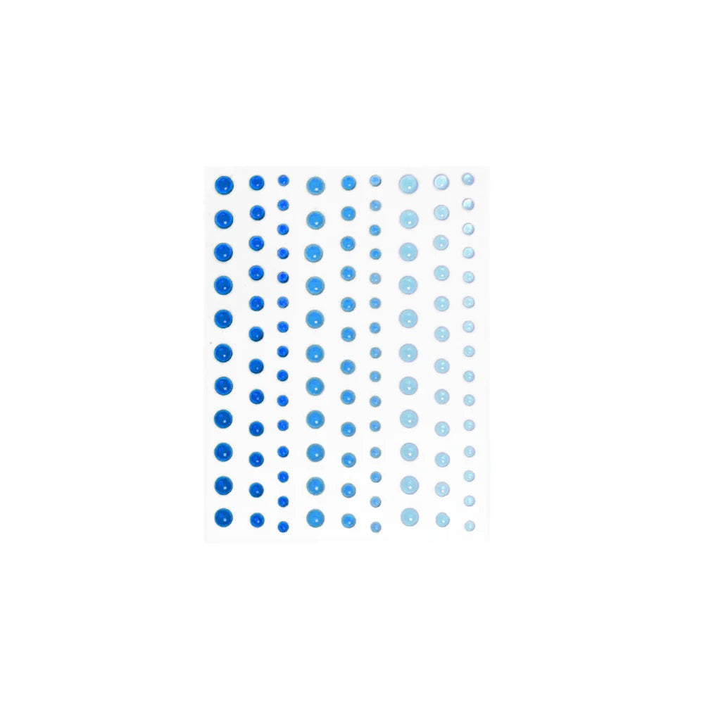 Translucent Blue Enamel Dots Hero Hues