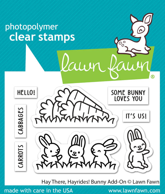 Lawn Fawn Hay There Bunny Add On Stamps