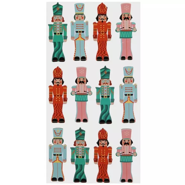 Nutcracker Puffy Stickers