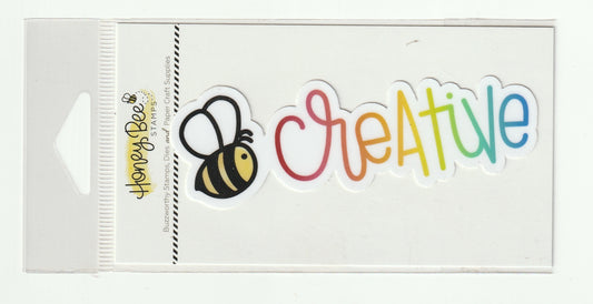 Bee Creative Vinyl Sticker