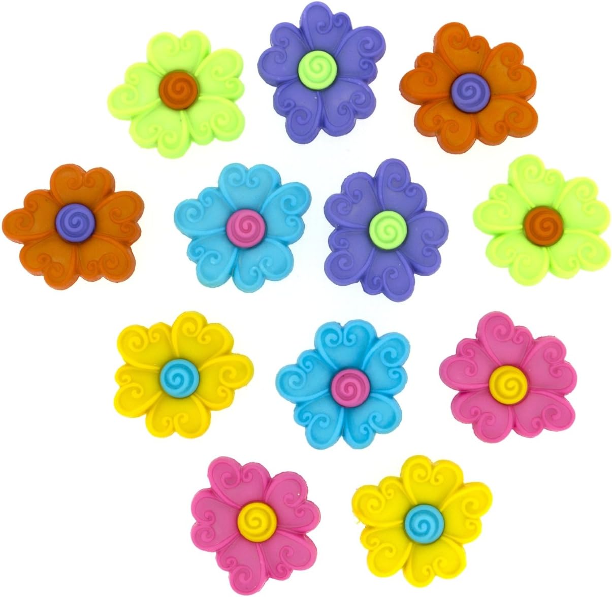 Button Fun Flower Buttons