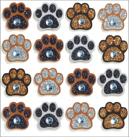 Jolees Paw Print Repeat Stickers