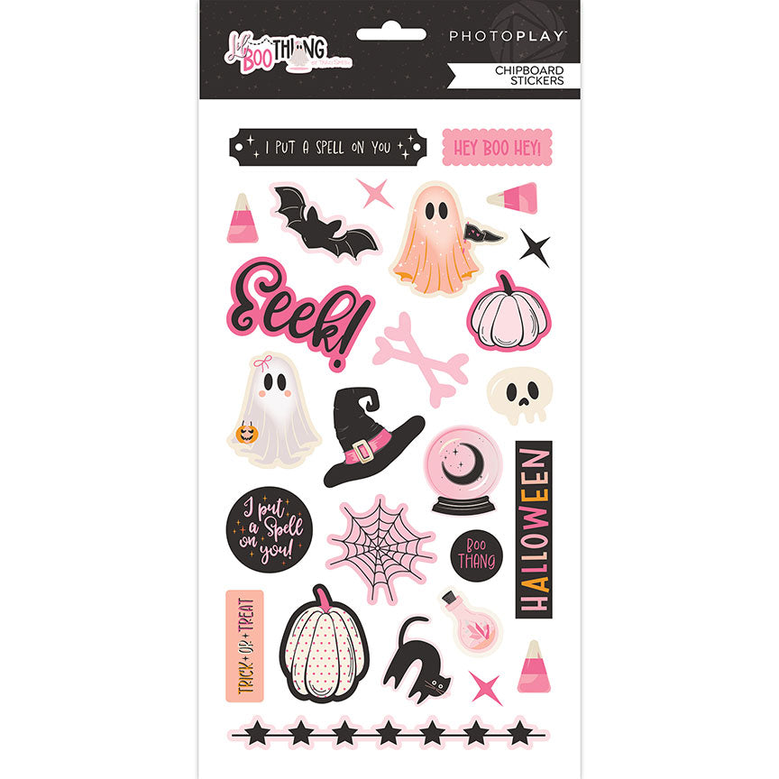 Photo Play Lil Boo Thing Chipboard Stickers