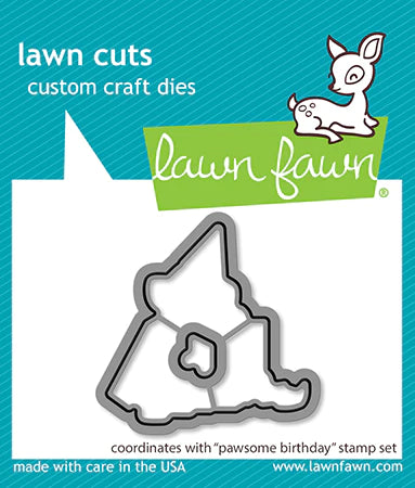 Lawn Fawn Pawsome Birthday Dies Set