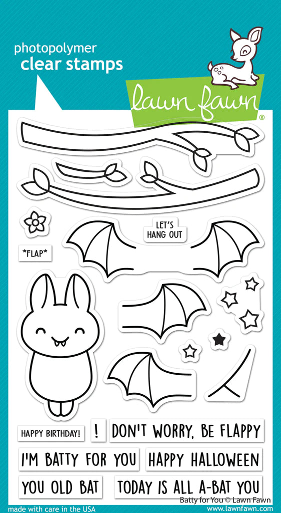 Lawn Fawn Batty For You Stamps